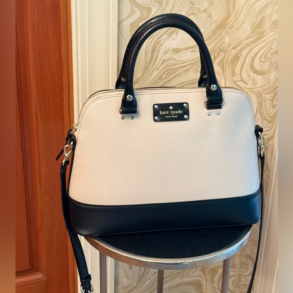 Kate Spade domed satchel with crossbody strap
